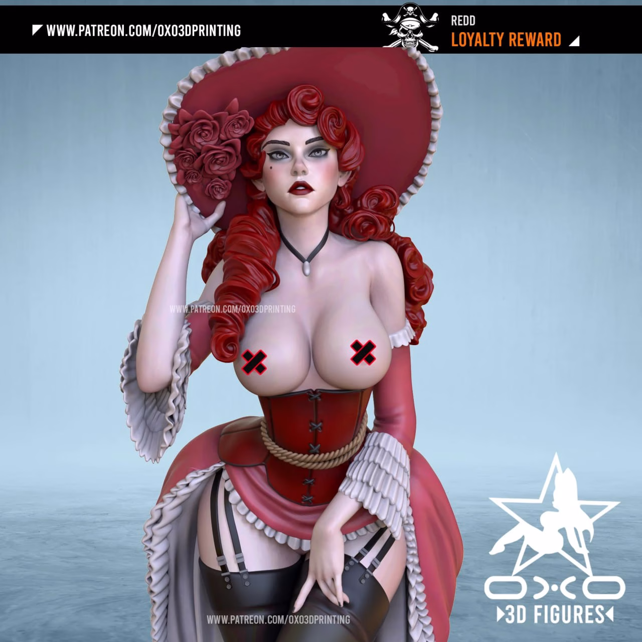 Redd Waifu Nsfw STL file for 3D printing