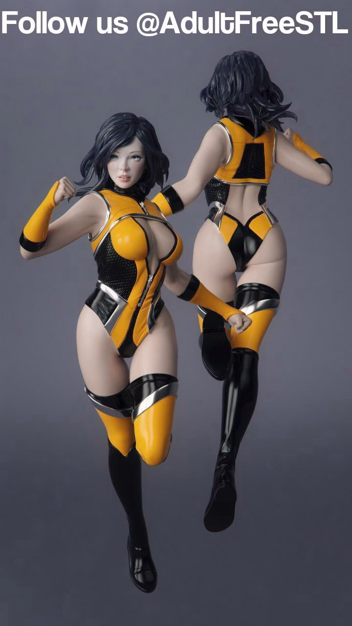 Female Superhero STL file for 3D printing