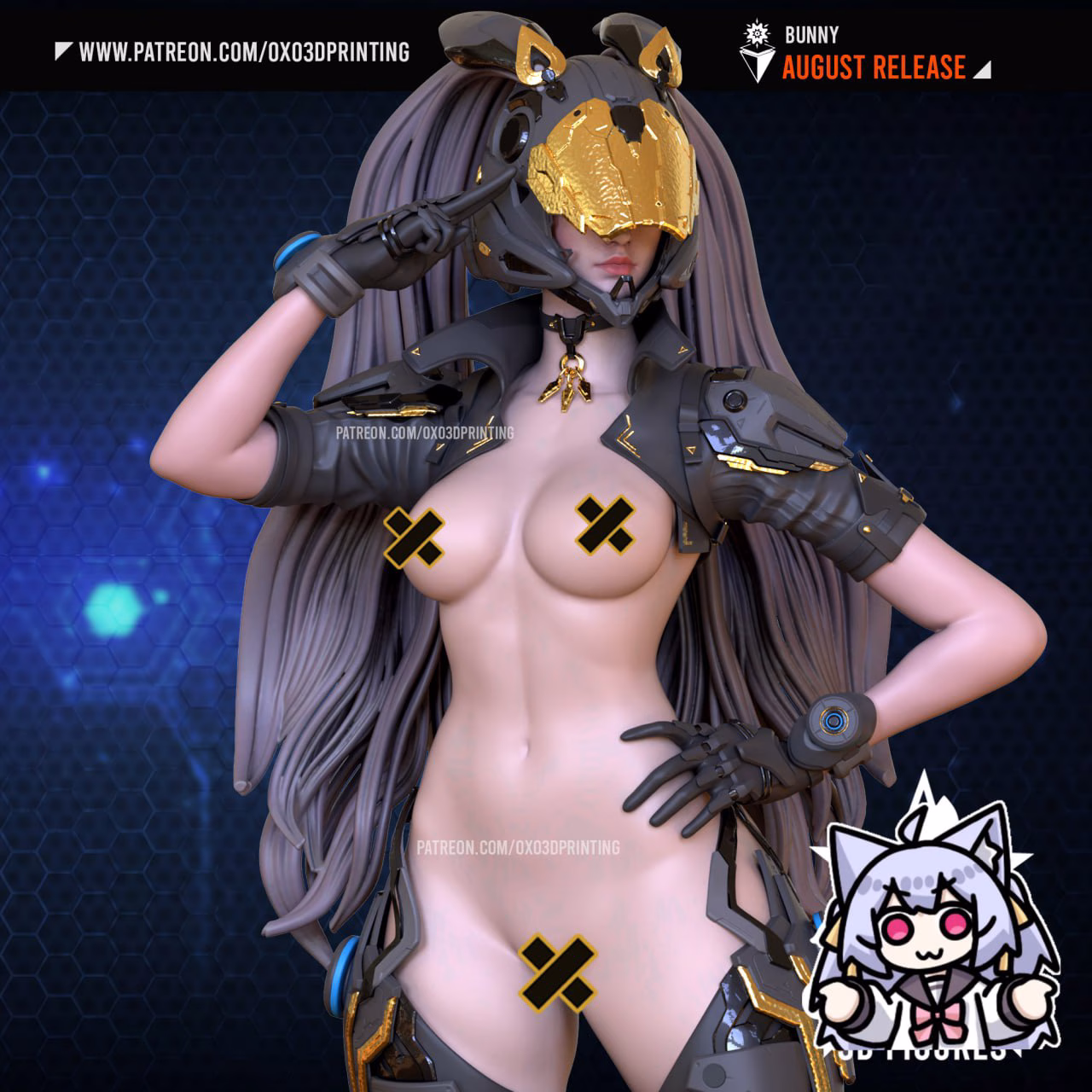 Bunny STL File – The First Descendant 3D Printable