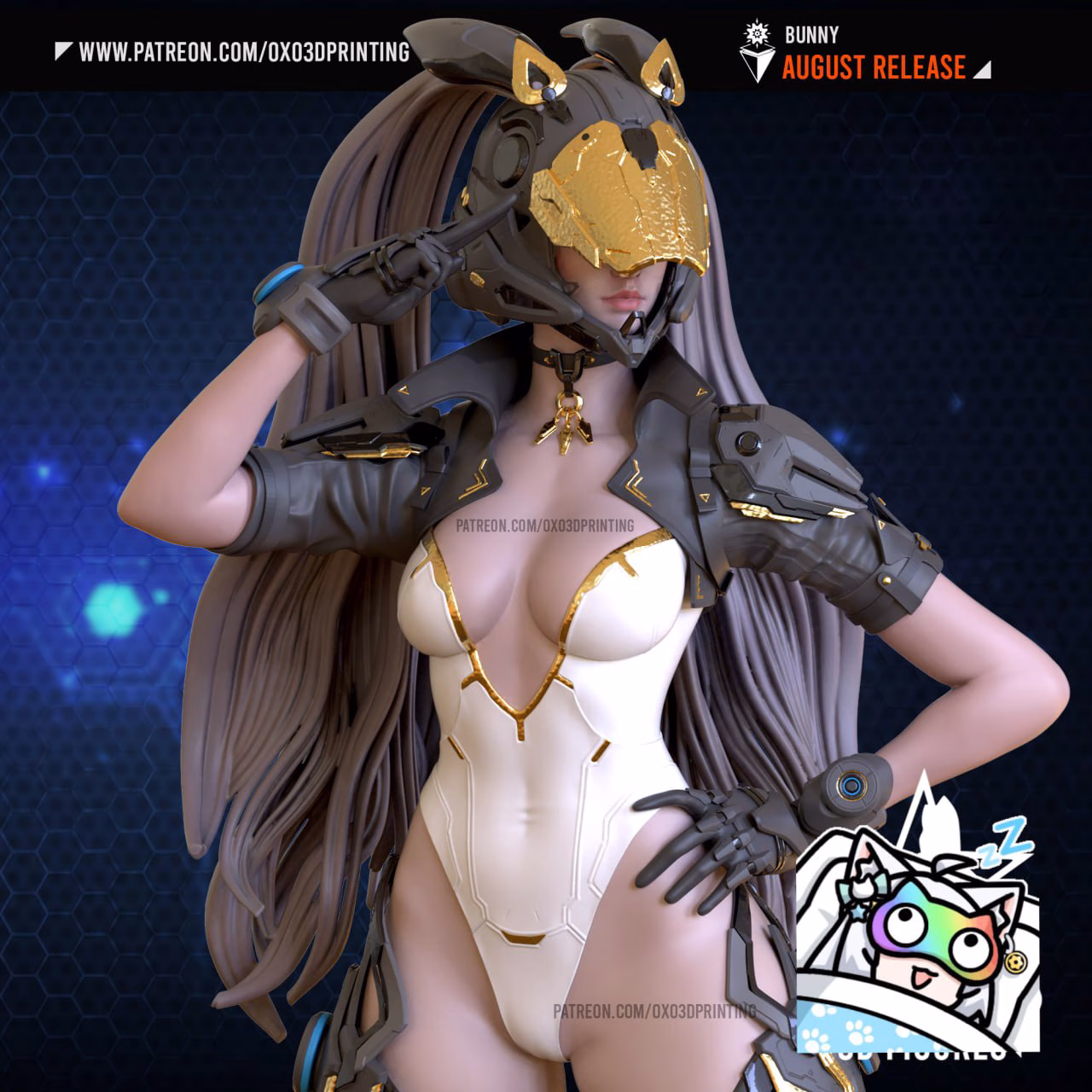 Bunny STL File – The First Descendant 3D Printable - Image 3