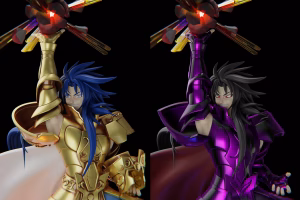 Saint Seiya Lost Canvas Aspros de Geminis