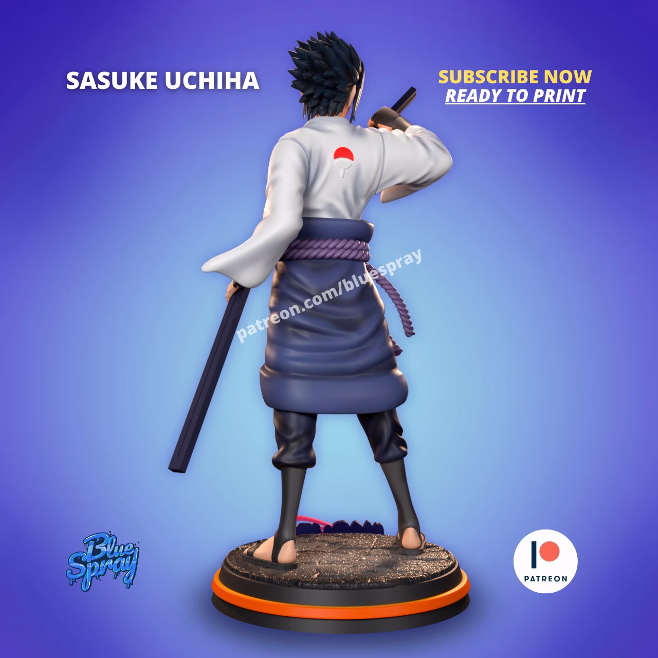 Sasuke Uchiha Sculpture Naruto - Image 4