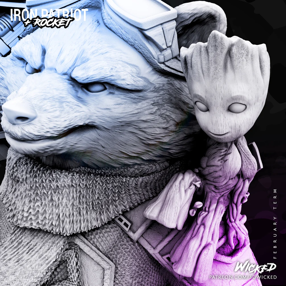 Avengers Endgame Rocket Racoon Bust (VERIFIED) - Image 5