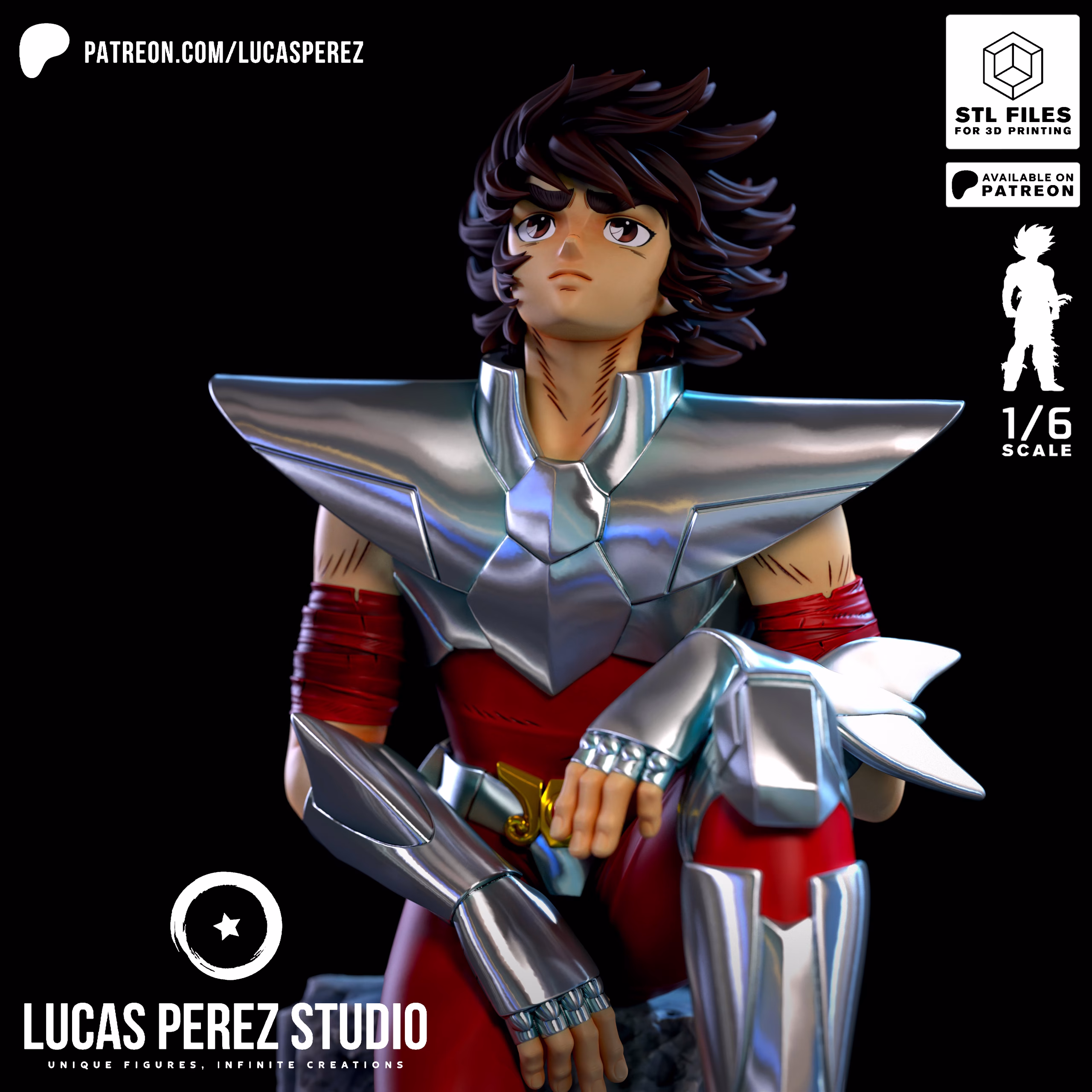 Seiya STL file for 3D printing