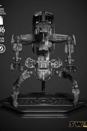 Droideka Sculpture STL file for 3D printing