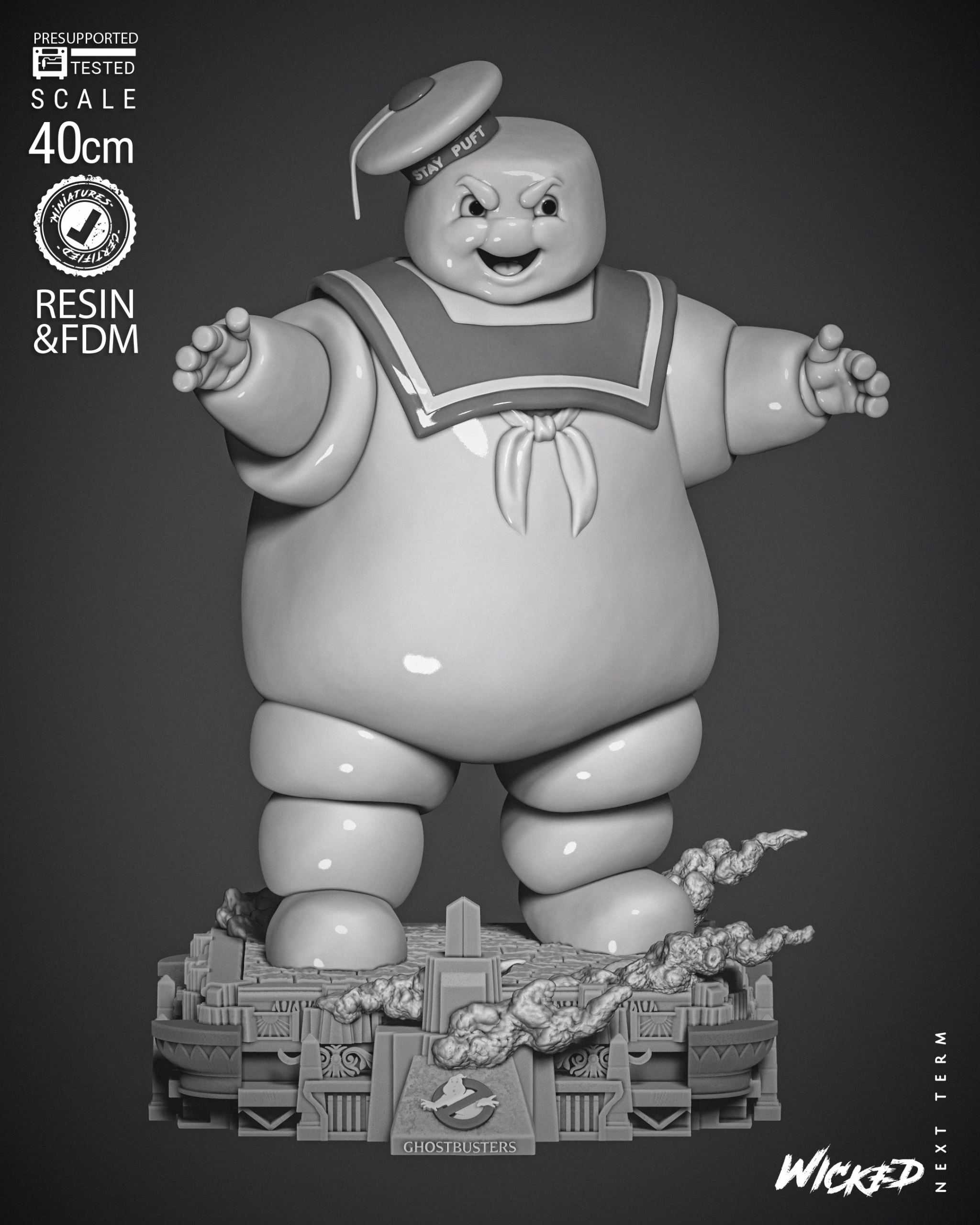 Mr. Stay Puft Sculpture (Tested) - Image 2