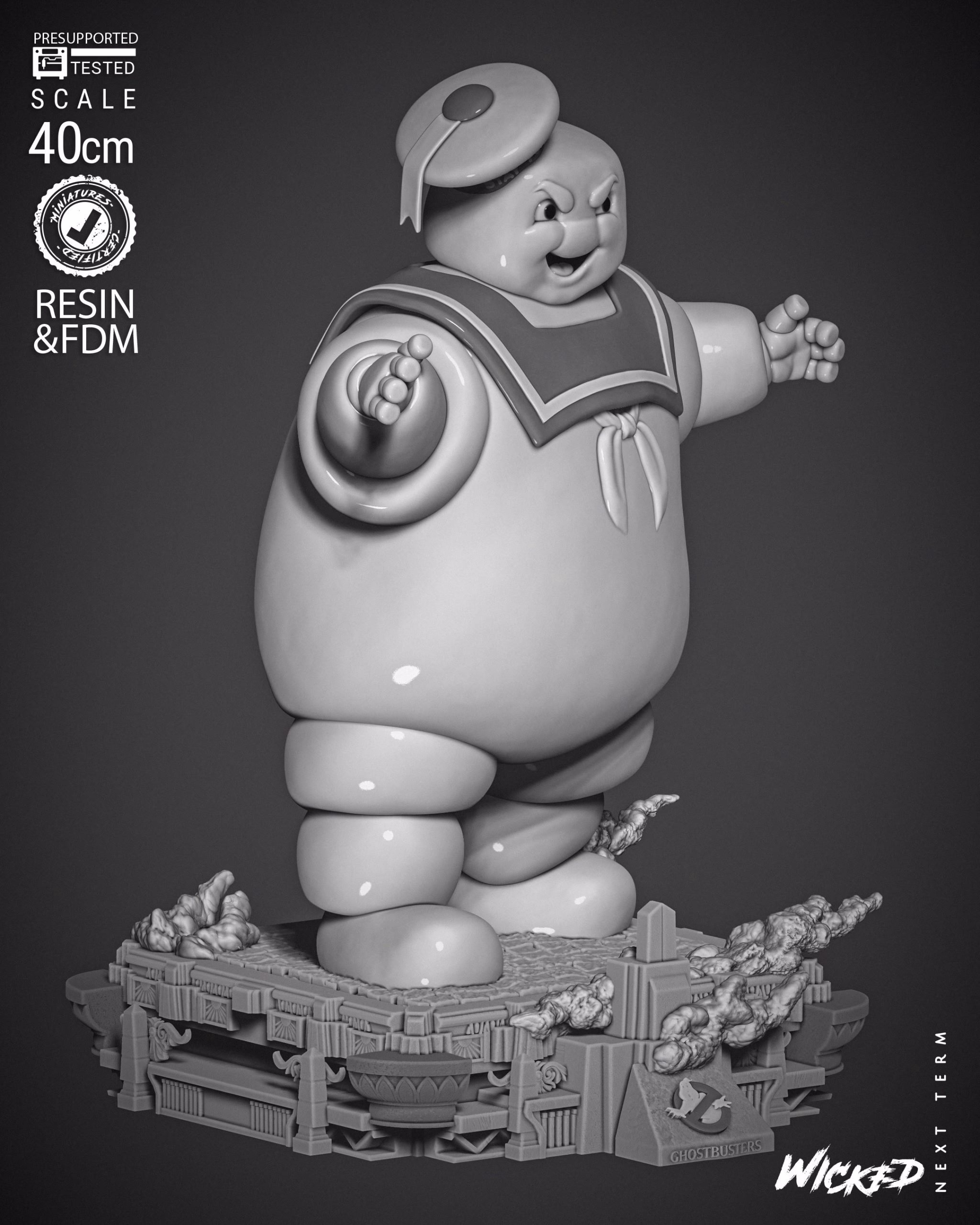 Mr. Stay Puft Sculpture (Tested) - Image 3