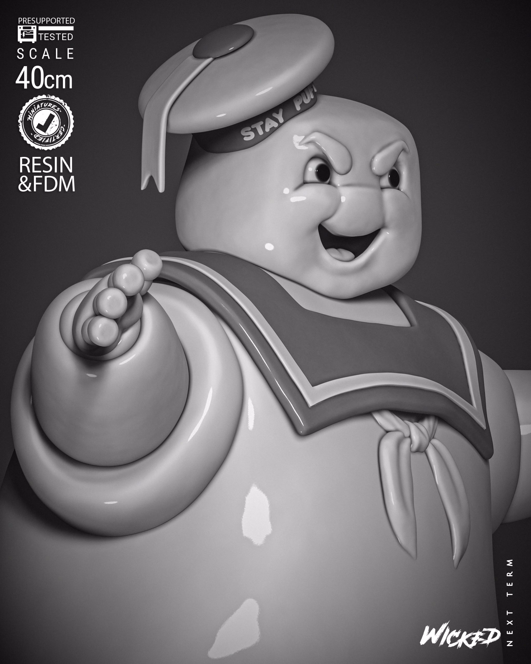 Mr. Stay Puft Sculpture (Tested) - Image 5