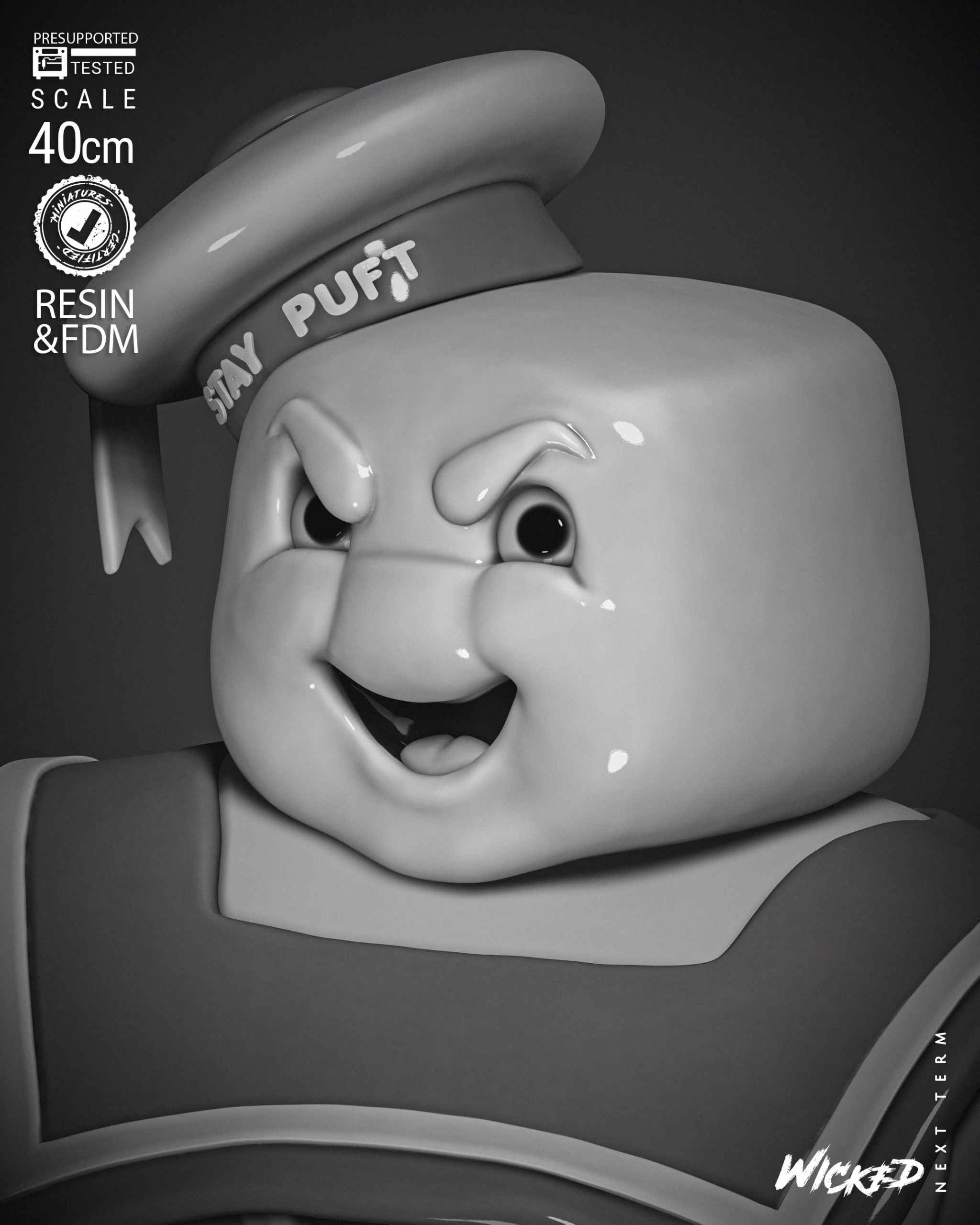 Mr. Stay Puft Sculpture (Tested) - Image 6