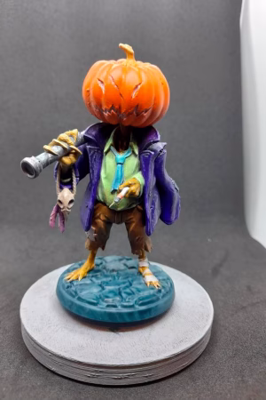 Pumpkin Scarecrow STL file for 3D printing