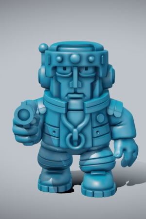 Robot from The Mystery of the Third Planet STL file for 3D printing