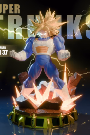 Super Trunks Statue and Bust STL file for 3D printing