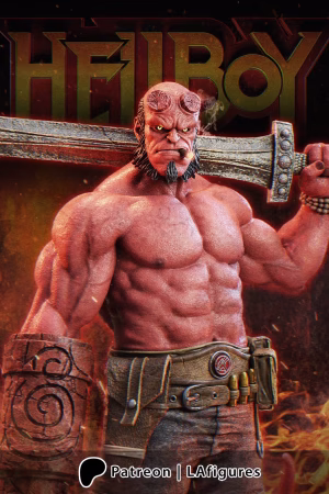 HellBoy STL file for 3D printing
