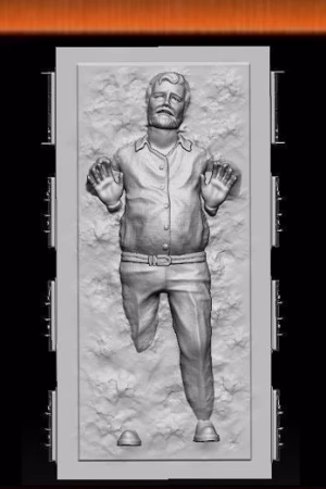 George Lucas Carbonite STL file for 3D printing