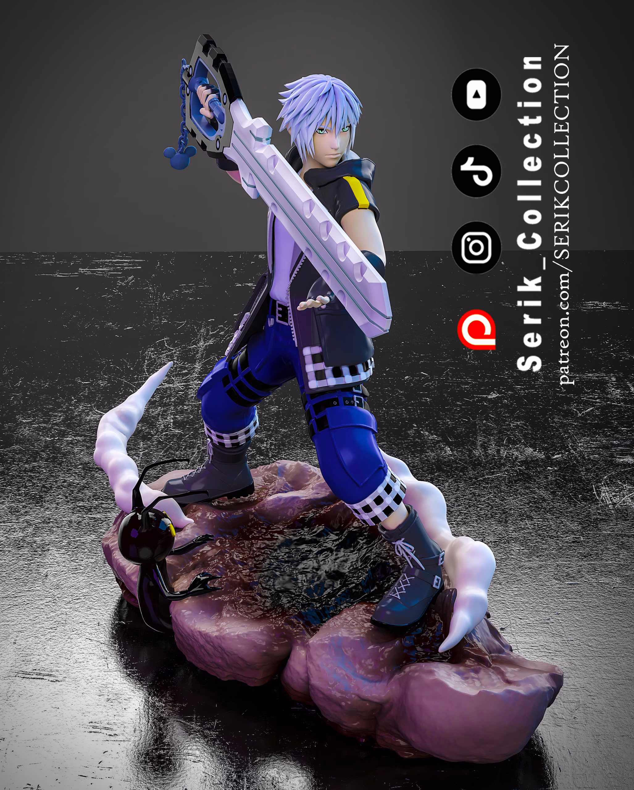 Riku - Kingdom Hearts STL file for 3D printing