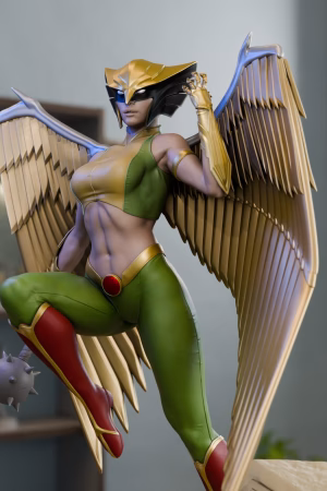 Hawk Girl STL file for 3D printing