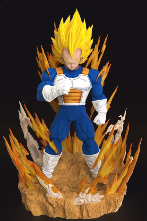 Super Vegeta Namek STL file for 3D printing