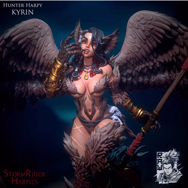 Kyrin - Hunter Harpy STL file for 3D printing