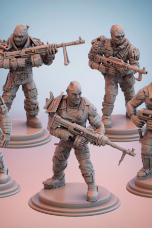 Army Deal STL file for 3D printing