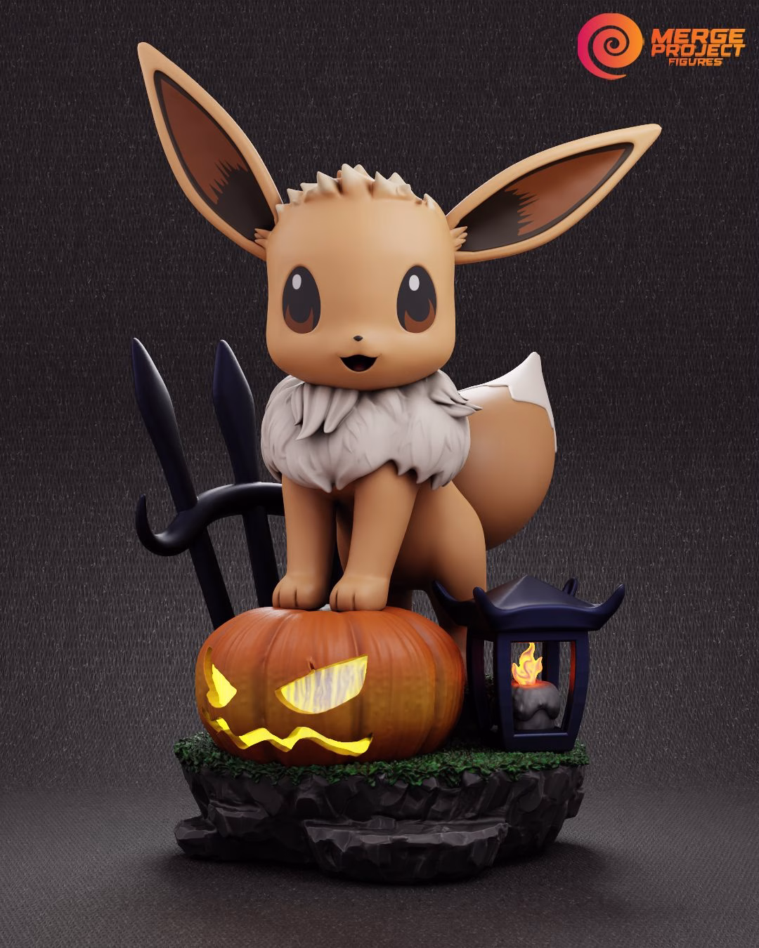Eevee Pokemon Halloween STL file for 3D printing