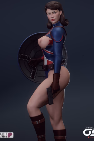 Captain Carter STL file for 3D printing