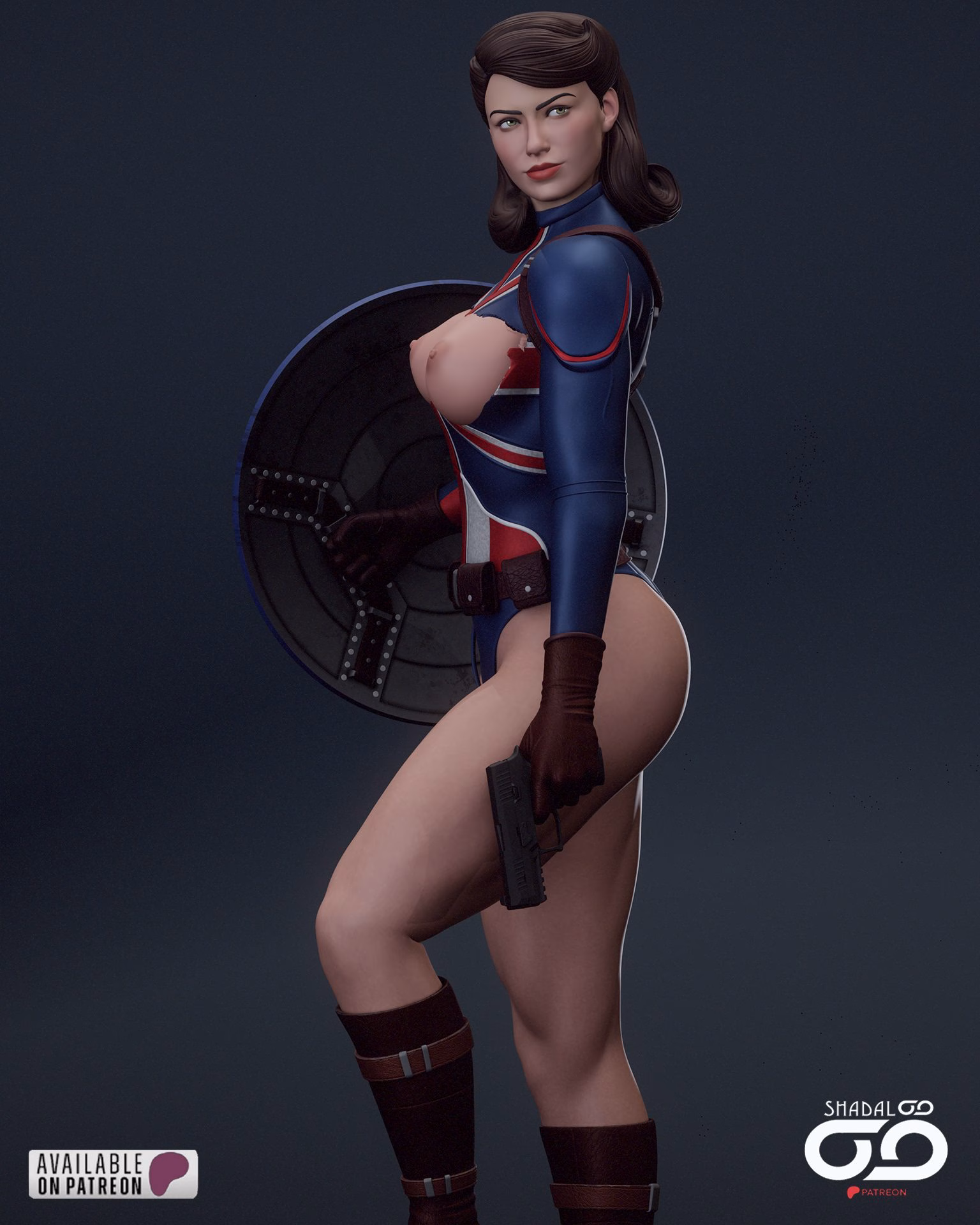Captain Carter STL file for 3D printing