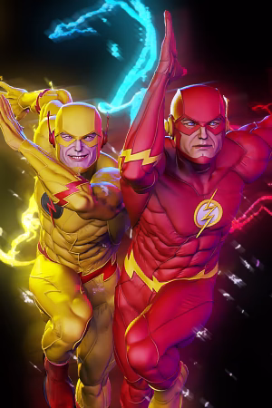 Flash and Reverse Flash STL file for 3D printing