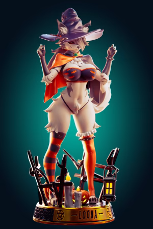 Loona Halloween sfw nsfw futa STL file for 3D printing