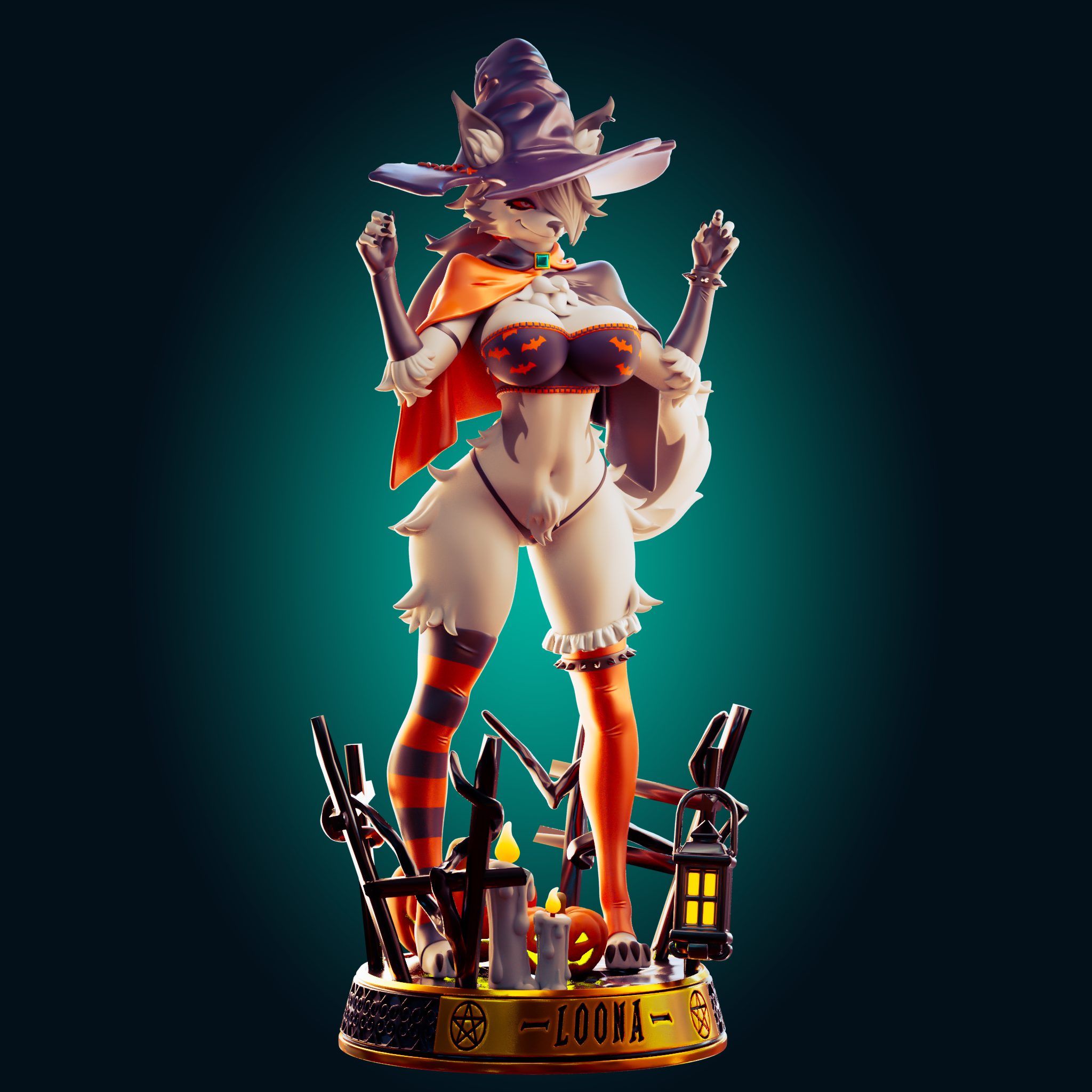 Loona Halloween sfw nsfw futa STL file for 3D printing