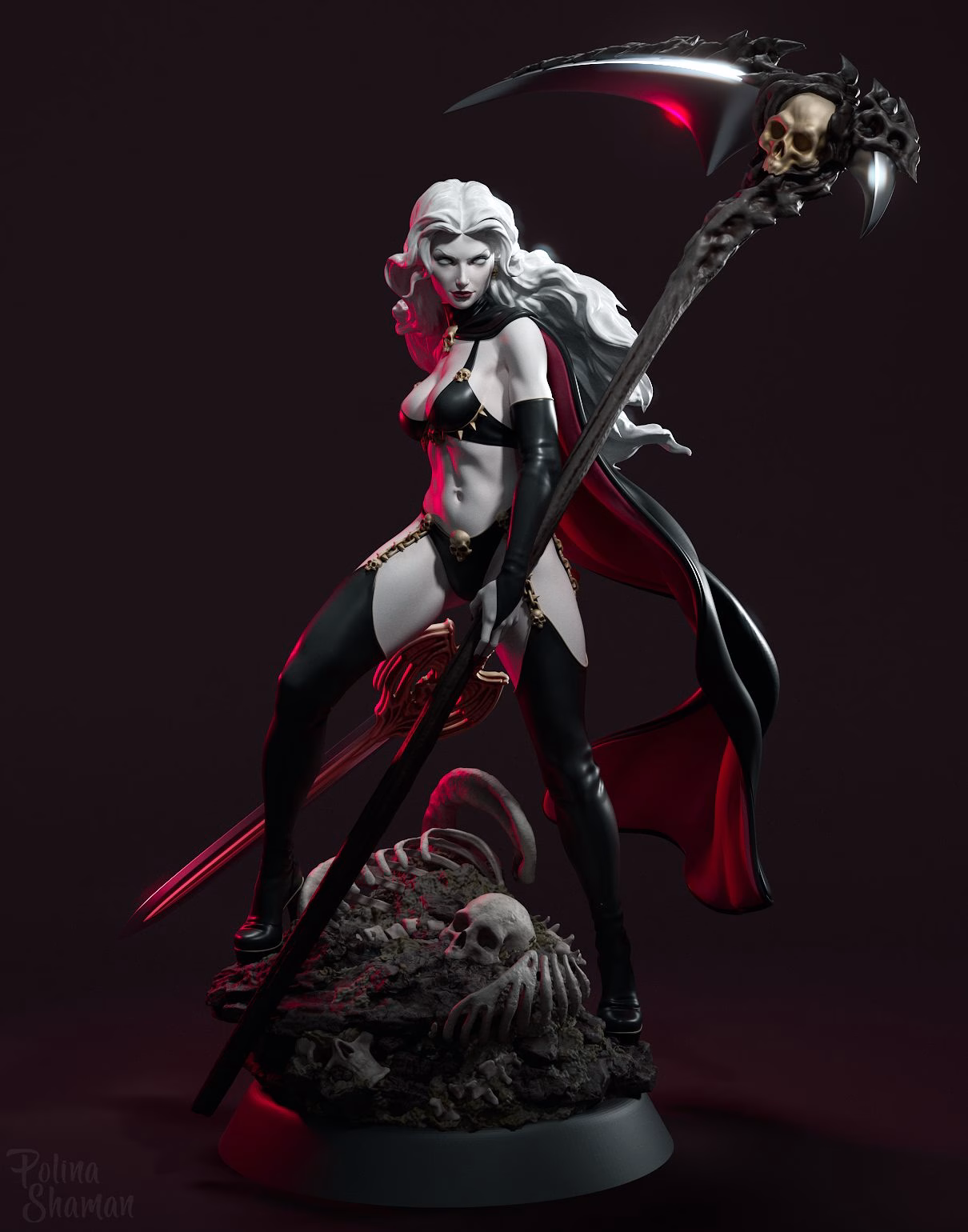 Lady Death (Tested) STL file for 3D printing