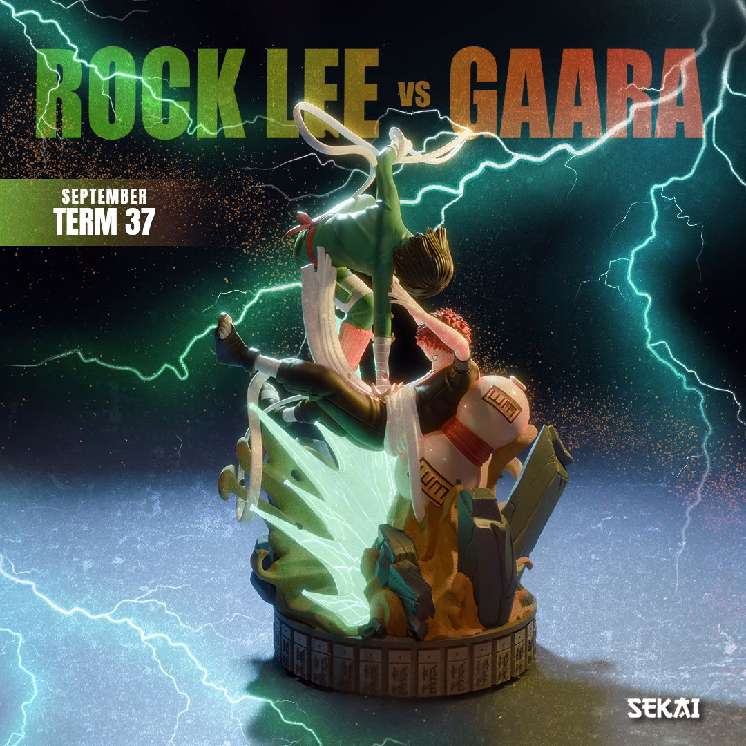 Rock Lee vs Gaara Statue and Bust
