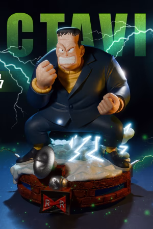 Sekai Octavio Statue and Bust STL file for 3D printing