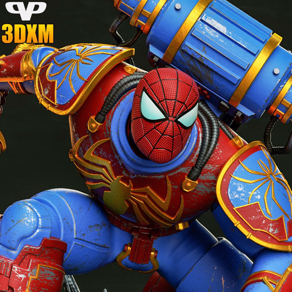 SpiderMan Warhammer STL file for 3D printing