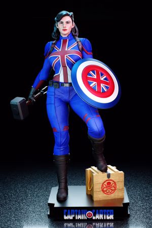 Captain Carter STL file for 3D printing